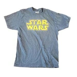 𝅺Star Wars Graphic Men's Heather Blue Short Sleeve T-Shirt